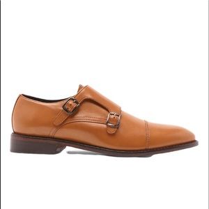 Anthony Veer Roosevelt II Double Monk Strap Dress Shoe Walnut Size 10